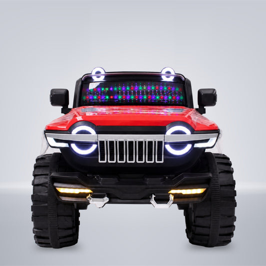 FWJ-17 Kids Electric Ride On Jeep with Remote ,Music Player&RGB Windshield Light