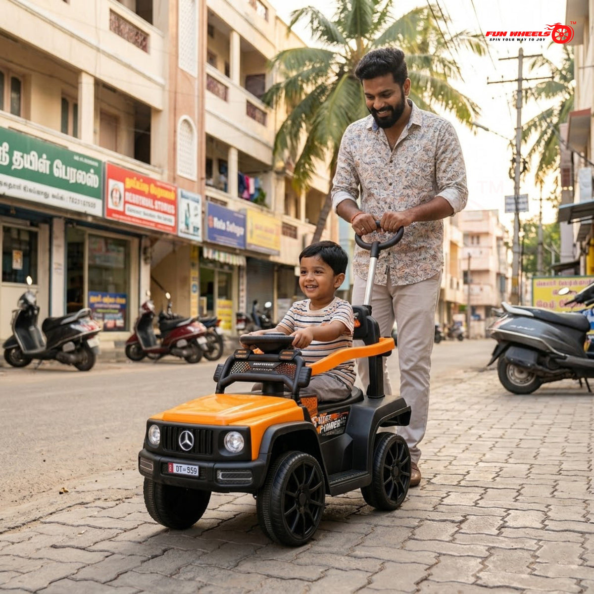 Parent Handling Car