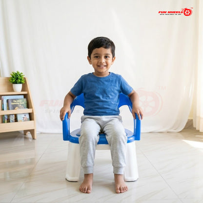 Fun Wheels FWCH-02 Baby Feeding Chair with Removable Tray | Kids Plastic Chair