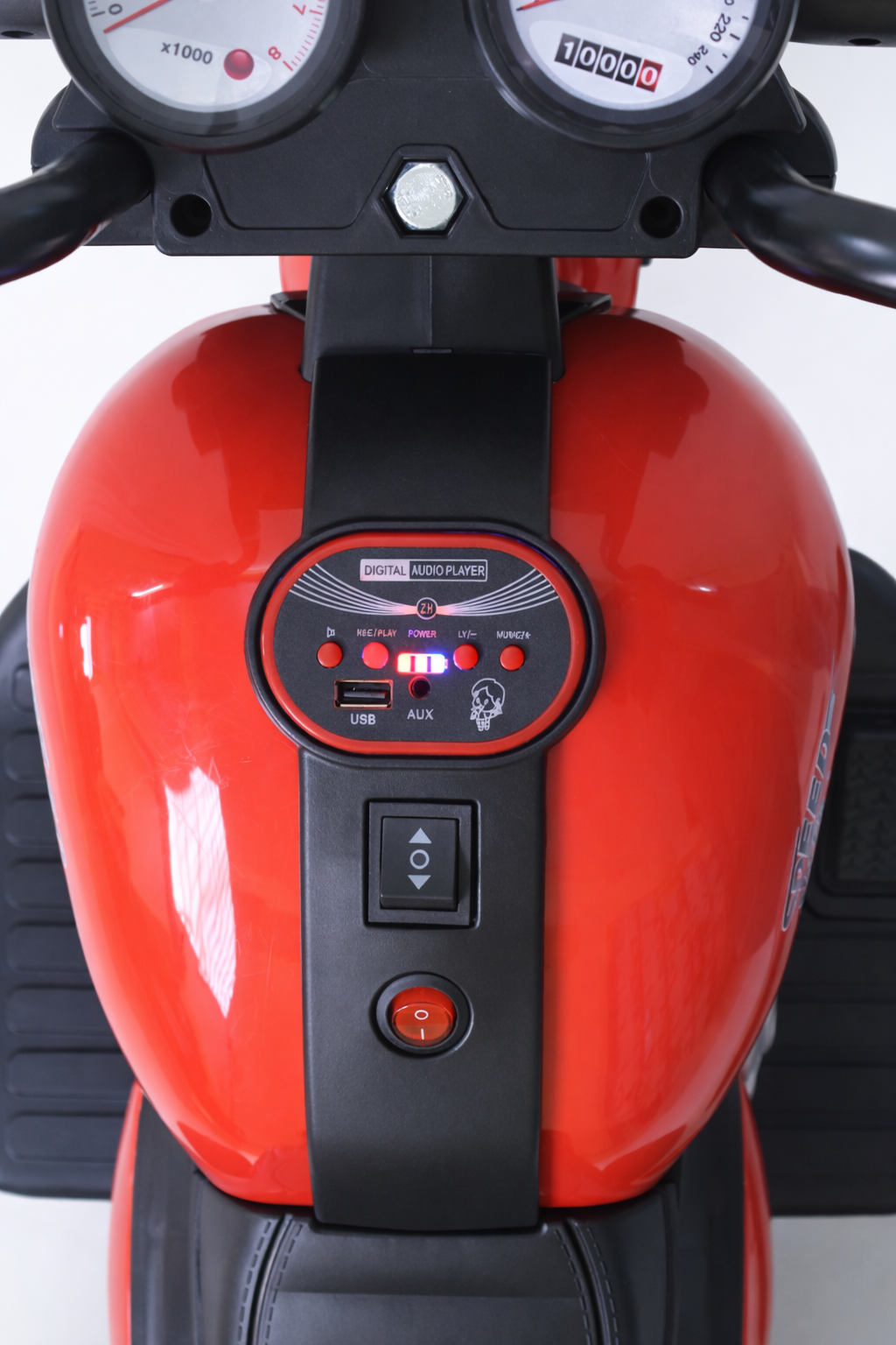 Fun Wheels FWB-01 ThunderMini Rider Kids Electric Bike with LED Headlight | Music & Sound Bike