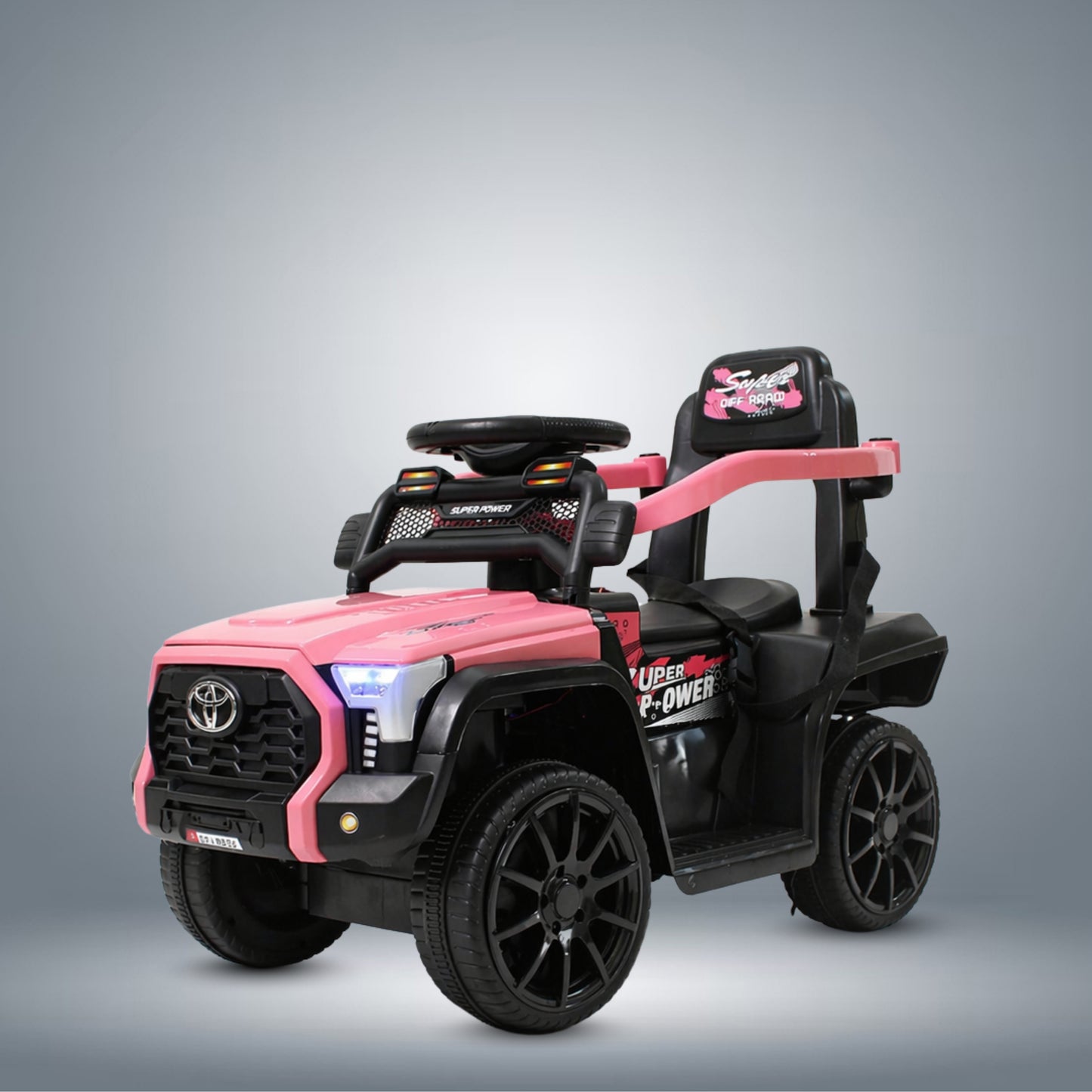 : Fun Wheels FWJ-06 Kids Battery Operated Ride-On Jeep Car with LED Lights