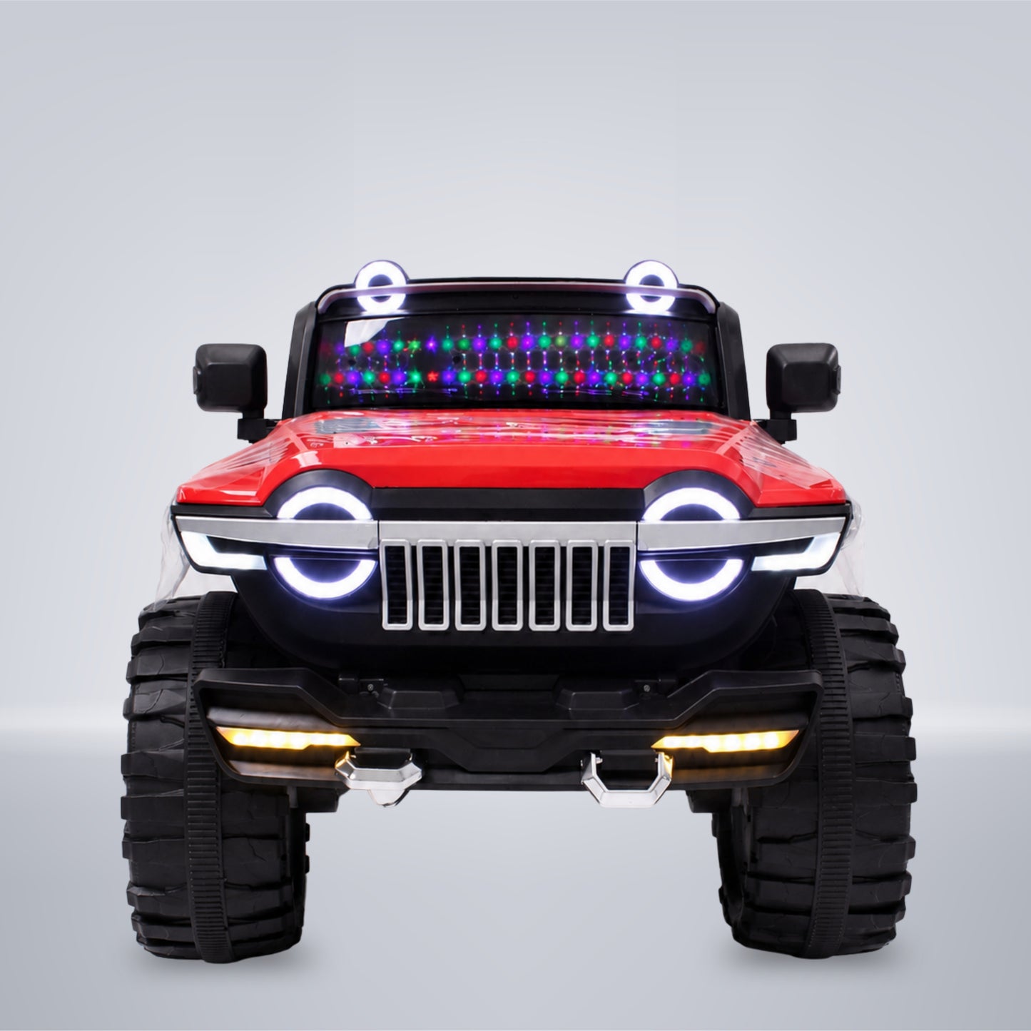 FWJ-17 Kids Electric Ride On Jeep with Remote ,Music Player&RGB Windshield Light
