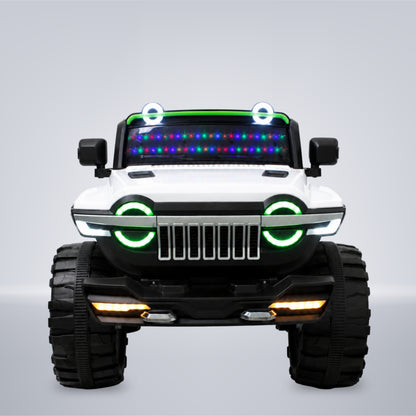 FWJ-17 Kids Electric Ride On Jeep with Remote ,Music Player&RGB Windshield Light