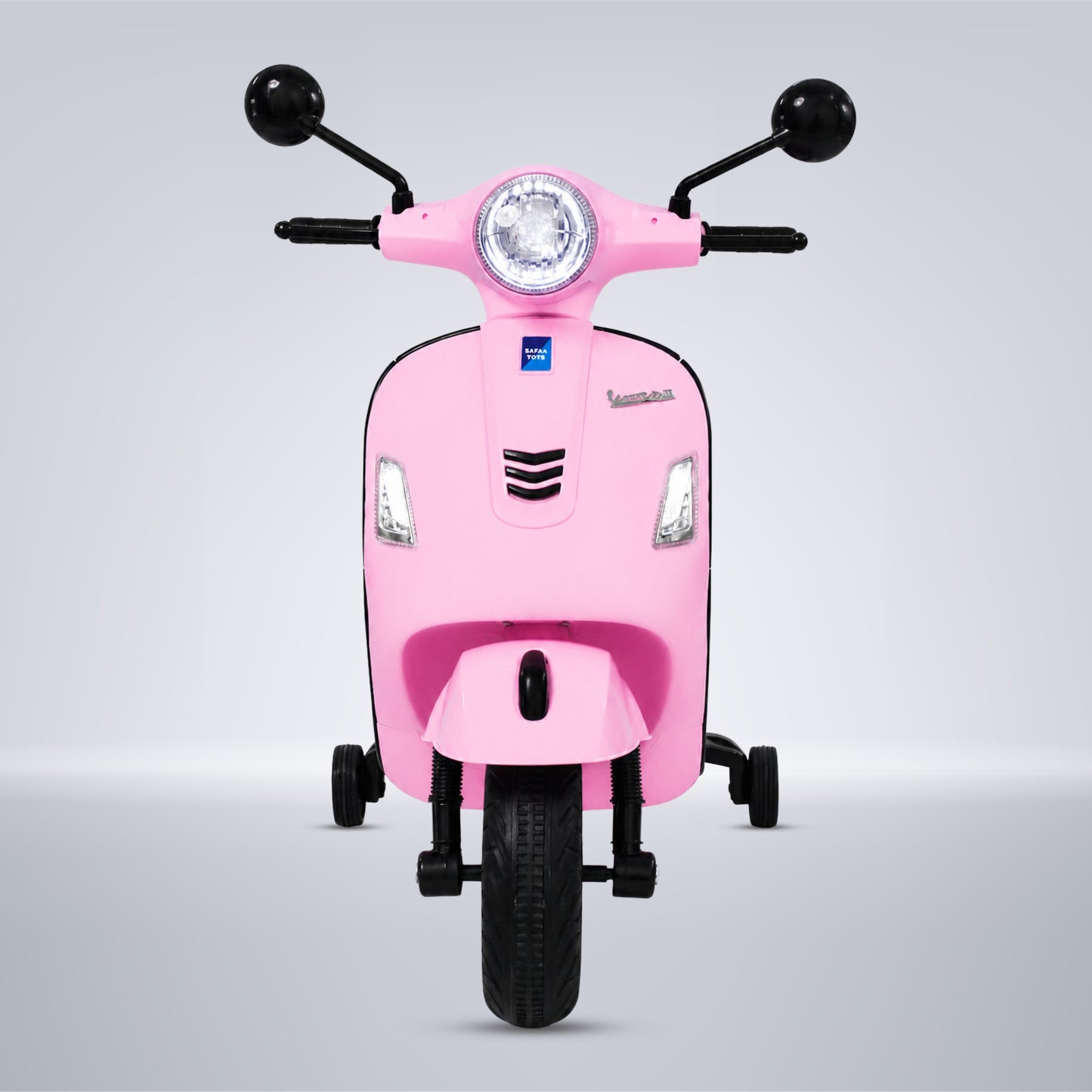FWB-04 Kids Electric Ride On Vespa Scooter with Music Player, LED Headlight Bike