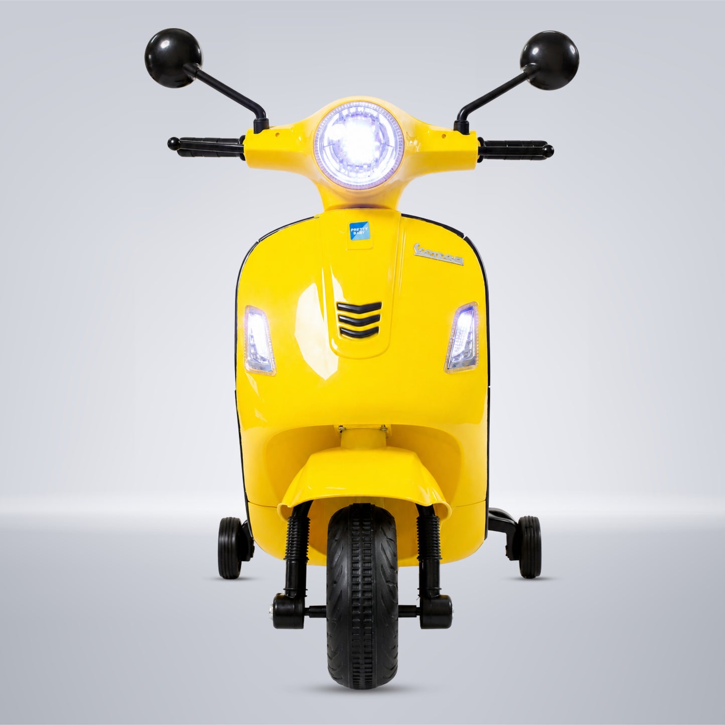 FWB-04 Kids Electric Ride On Vespa Scooter with Music Player, LED Headlight Bike