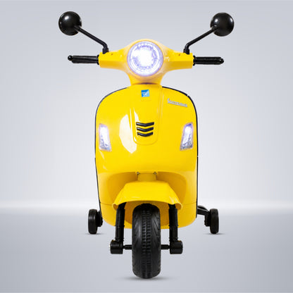 FWB-04 Kids Electric Ride On Vespa Scooter with Music Player, LED Headlight Bike