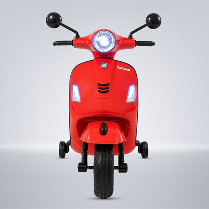 FWB-04 Kids Electric Ride On Vespa Scooter with Music Player, LED Headlight Bike