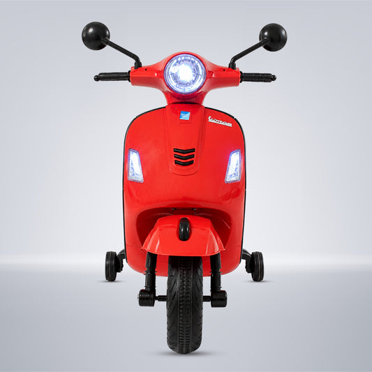 FWB-04 Kids Electric Ride On Vespa Scooter with Music Player, LED Headlight Bike