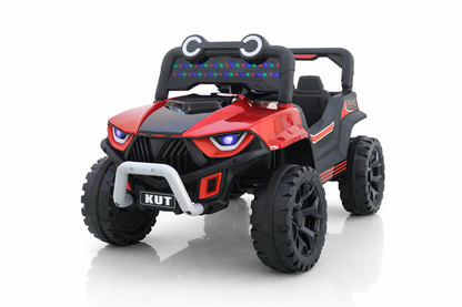 Fun Wheels FWJ-13 KUT Kids Electric Ride-On Car, LED Lights, Off-Road Wheels Jeep
