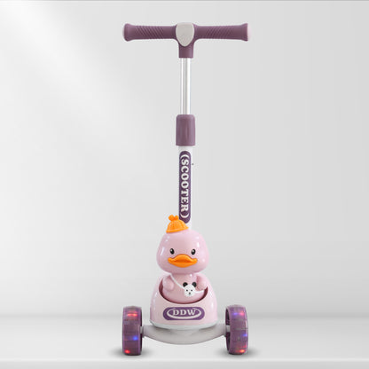 Fun Wheels FWKS-03 Cute Duck Design Kids Scooter with LED Flash Wheels