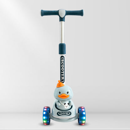 Fun Wheels FWKS-03 Cute Duck Design Kids Scooter with LED Flash Wheels