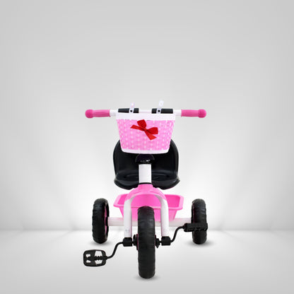 Funwheels CandyRide Kids Tricycle with Basket |Baby Pedal Trike with Backrest Seat FWTC-01 Tricycle