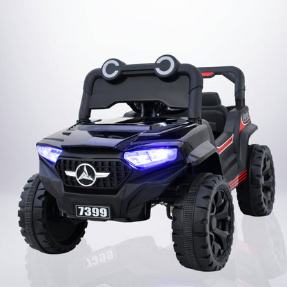 Fun Wheels Battery Operated 4x4 Kids Jeep with RGB Lights Model FWJ-14