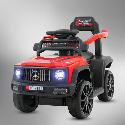 Fun Wheels FWJ-08 Kids Battery Operated Ride-On Jeep Car with LED Lights