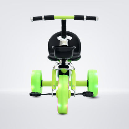 Funwheels GlowRide LED Wheel Tricycle with Light & Music | Baby Pedal Trike with Backrest FWTC-02 Tricycle