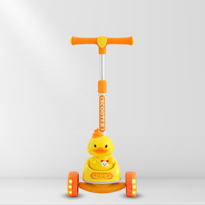 Fun Wheels FWKS-03 Cute Duck Design Kids Scooter with LED Flash Wheels