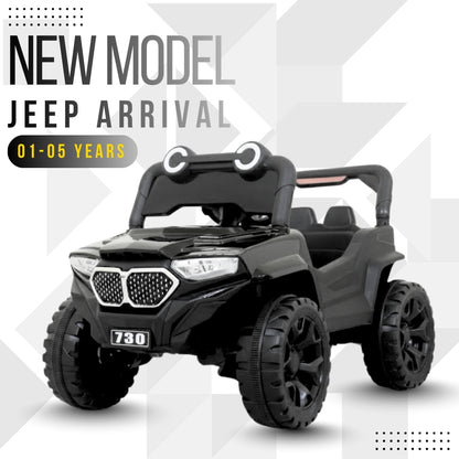 Fun Wheels FWJ-10 Kids Electric Ride-On Jeep with LED Lights, Music & Rechargeable Battery Jeep