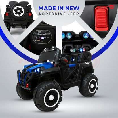 FWJ-18 Predator 4x4 12V Battery Operated Ride On Jeep for Kids Jeep