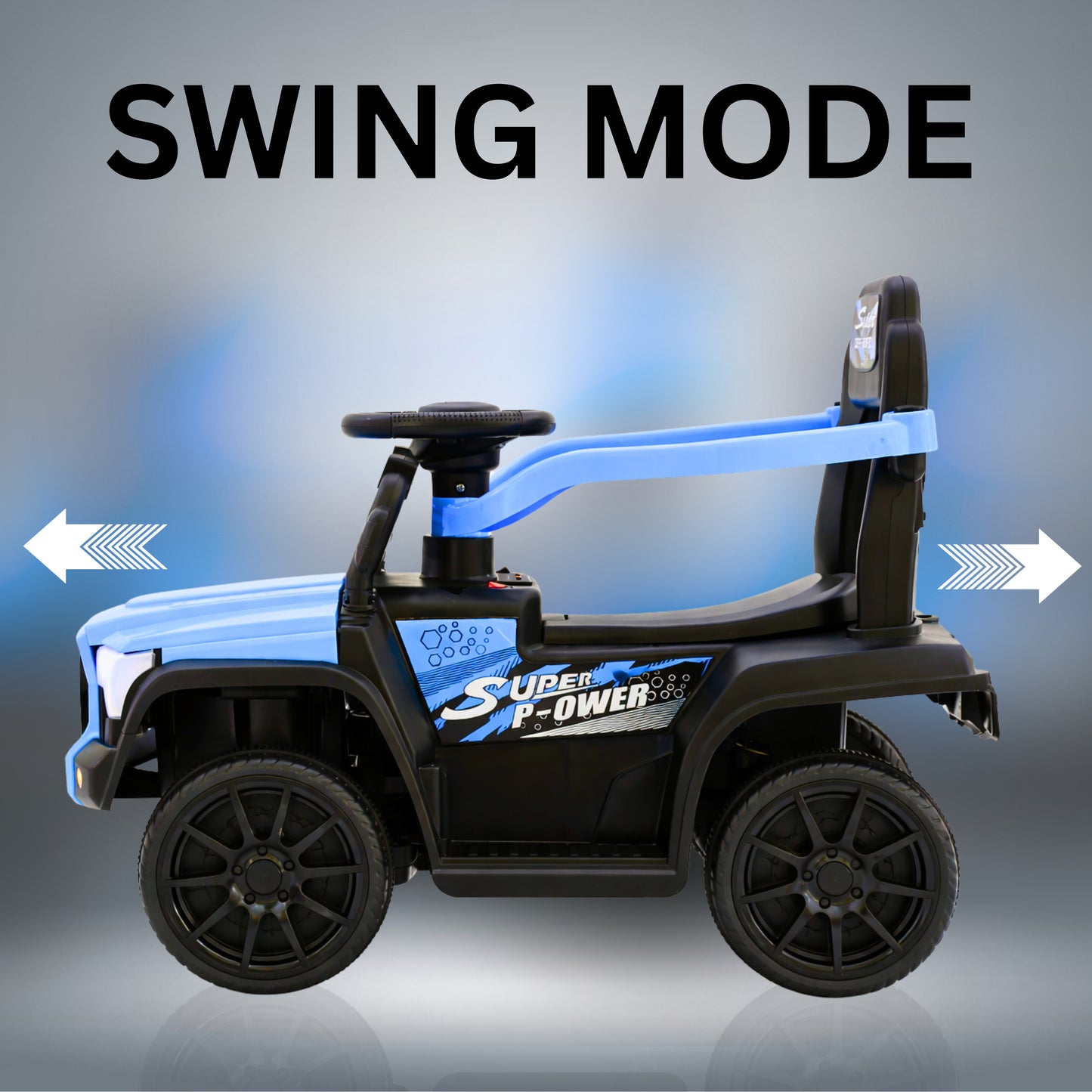 : Fun Wheels FWJ-06 Kids Battery Operated Ride-On Jeep Car with LED Lights