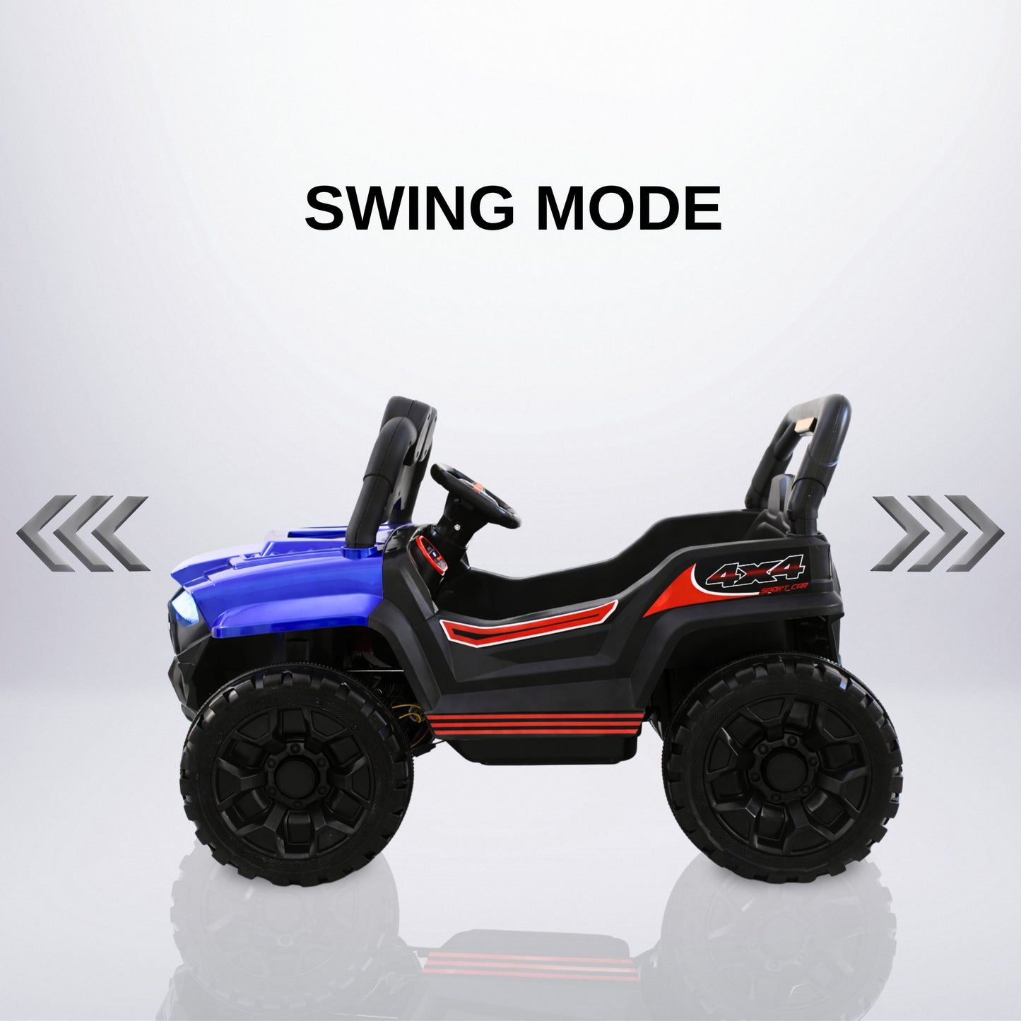 Fun Wheels Battery Operated 4x4 Kids Jeep with RGB Lights Model FWJ-14