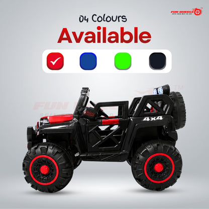 FWJ-18 Predator 4x4 12V Battery Operated Ride On Jeep for Kids Jeep