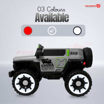 FWJ-17 Kids Electric Ride On Jeep with Remote ,Music Player&RGB Windshield Light