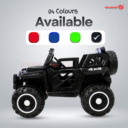 FWJ-18 Predator 4x4 12V Battery Operated Ride On Jeep for Kids Jeep