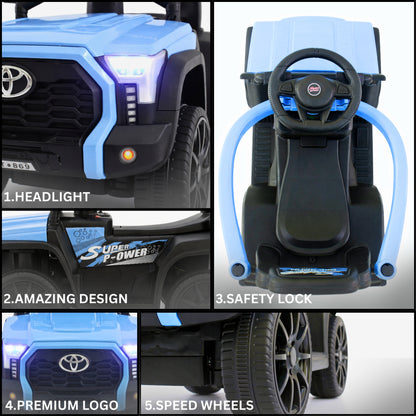 : Fun Wheels FWJ-06 Kids Battery Operated Ride-On Jeep Car with LED Lights
