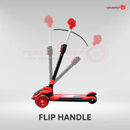 Fun Wheels FWKS-02 Bullet Kids 3 Wheel Scooter with Adjustable Handle