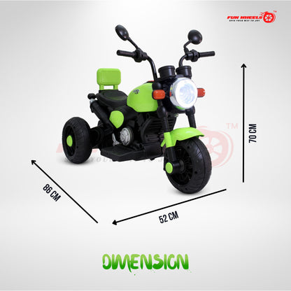 Fun Wheels FWB-01 ThunderMini Rider Kids Electric Bike with LED Headlight | Music & Sound Bike