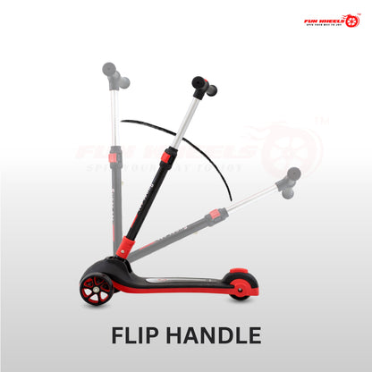 Fun Wheels FWKS-01 RocketPeppy Kids Beginner Scooter | Safe & Stable Ride | Adjustable Handlebar