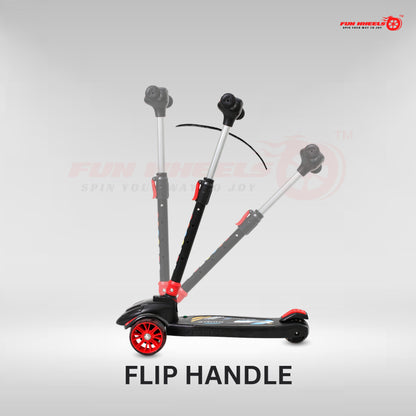 Fun Wheels FWKS-02 Bullet Kids 3 Wheel Scooter with Adjustable Handle