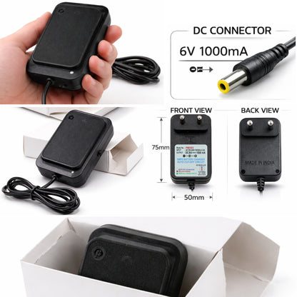 6V 1A Battery Charger for Kids Electric Ride-On Car / Bike / Jeep