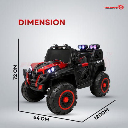 FWJ-18 Predator 4x4 12V Battery Operated Ride On Jeep for Kids Jeep
