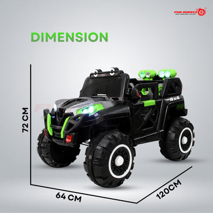 FWJ-18 Predator 4x4 12V Battery Operated Ride On Jeep for Kids Jeep