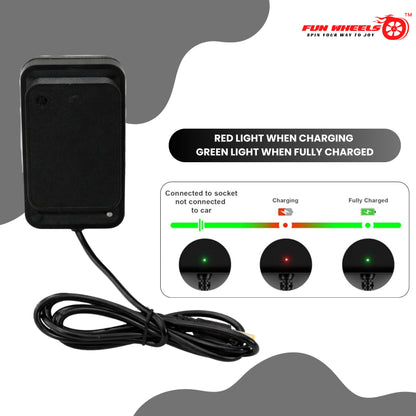 6V 1A Battery Charger for Kids Electric Ride-On Car / Bike / Jeep