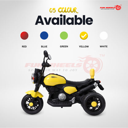 Fun Wheels FWB-01 ThunderMini Rider Kids Electric Bike with LED Headlight | Music & Sound Bike