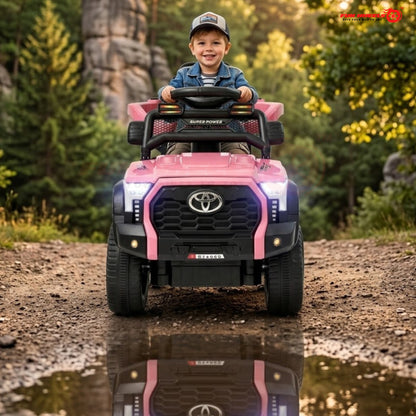 : Fun Wheels FWJ-06 Kids Battery Operated Ride-On Jeep Car with LED Lights