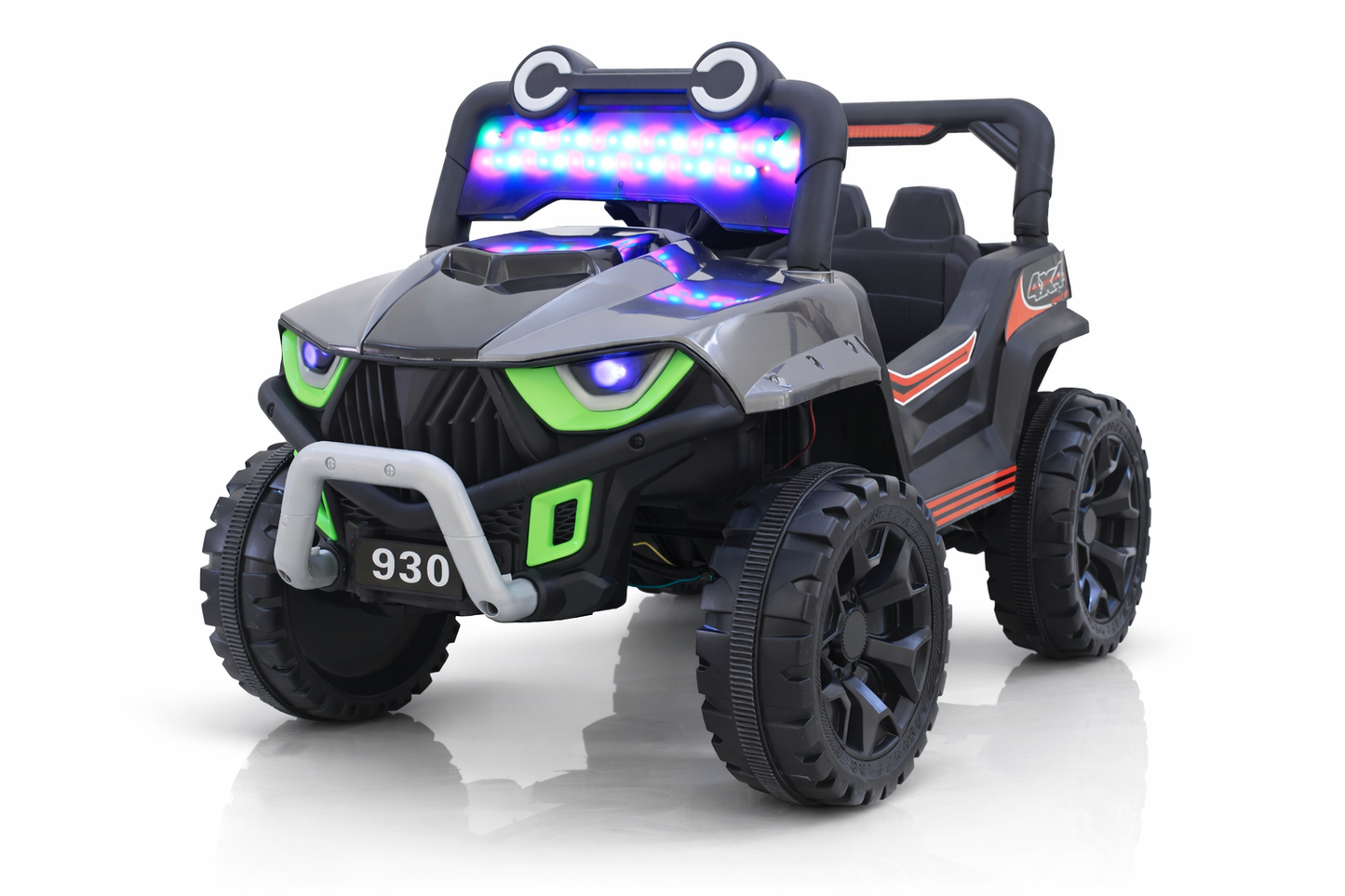 Fun Wheels FWJ-13 KUT Kids Electric Ride-On Car, LED Lights, Off-Road Wheels Jeep
