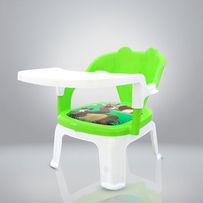 Fun Wheels FWCH-02 Baby Feeding Chair with Removable Tray | Kids Plastic Chair