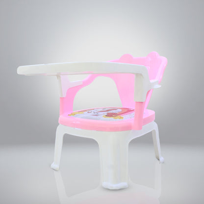 Fun Wheels FWCH-02 Baby Feeding Chair with Removable Tray | Kids Plastic Chair