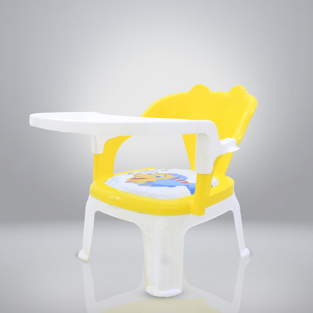 Fun Wheels FWCH-02 Baby Feeding Chair with Removable Tray | Kids Plastic Chair